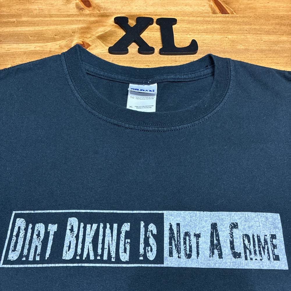 Dirt Biking is not a Crime Graphic Tee